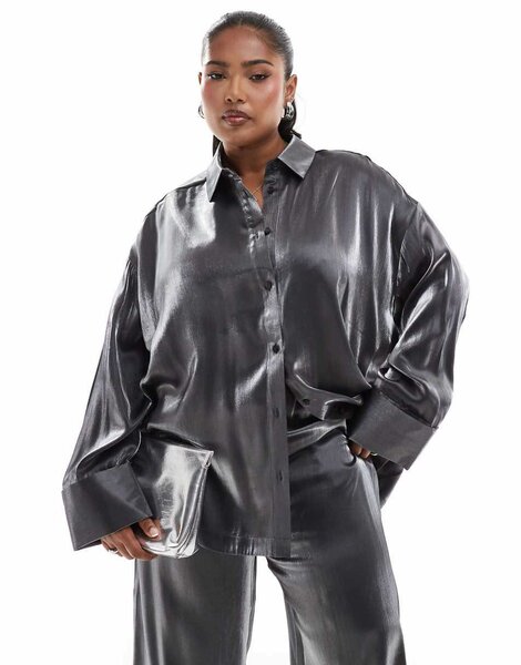 Chemise HM grise manche longue