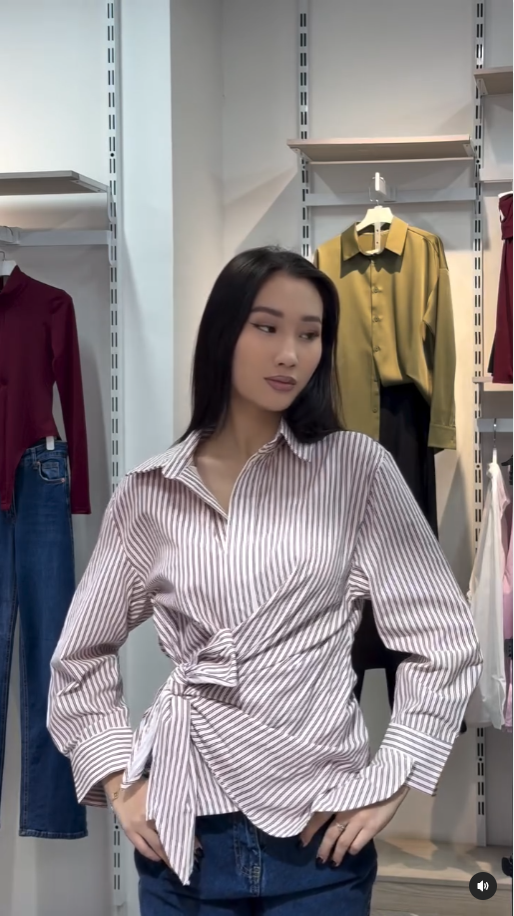 рубашка на завязках