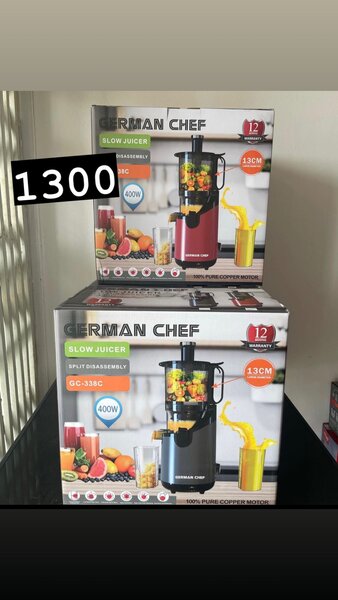 German chef whole slow juicer