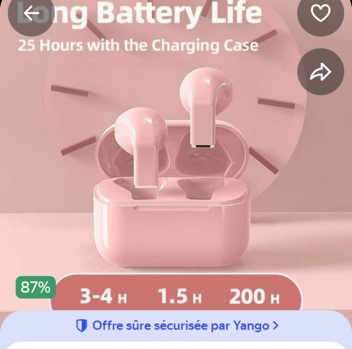 Écouteurs sans fil Pro5S