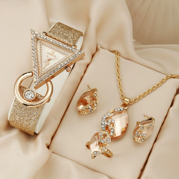 Élégant ensemble montre bijoux