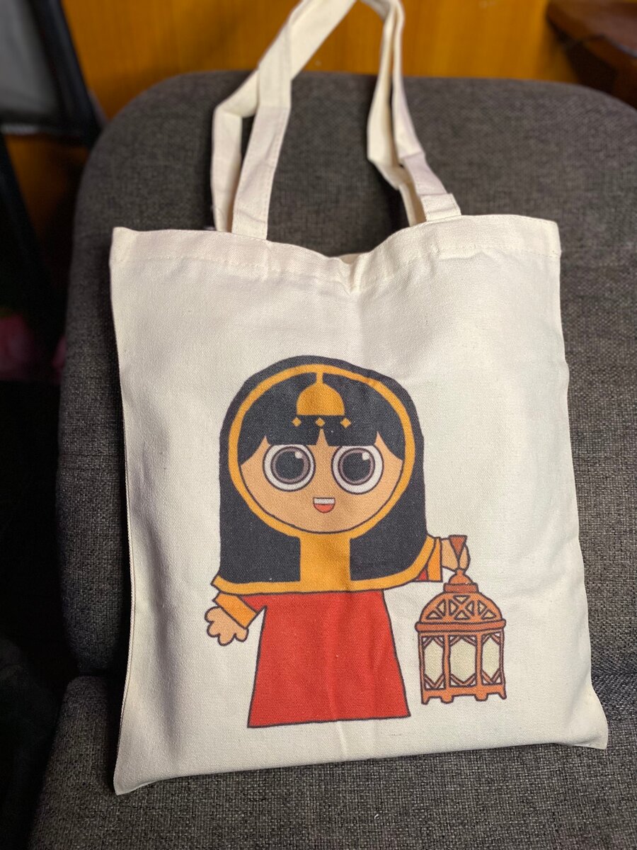 Sac en toile imprimé tendance