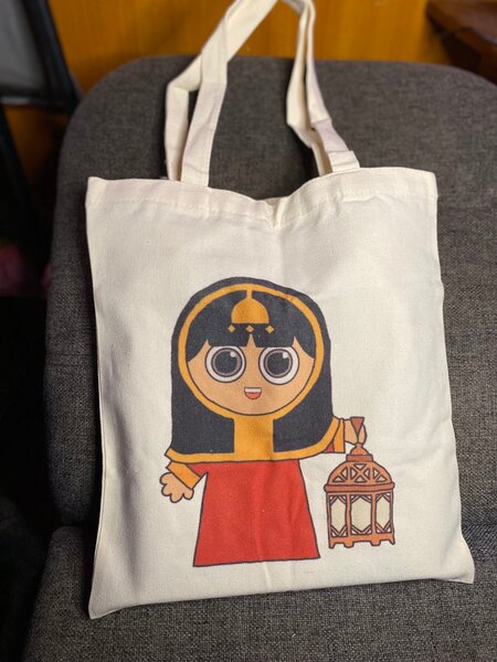 Sac en toile imprimé tendance