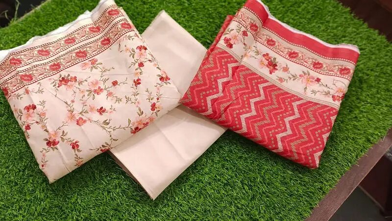 3 piece cotton fabric