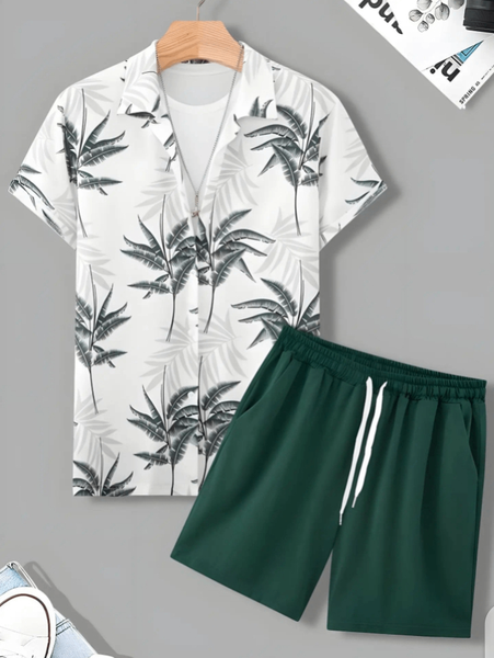 Ensemble chemise short décontracté