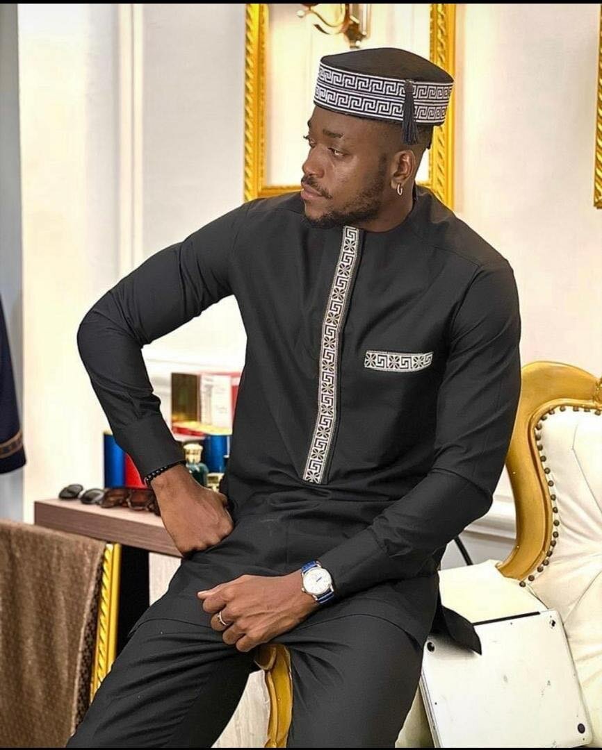 Boubou africain moderne pour homme