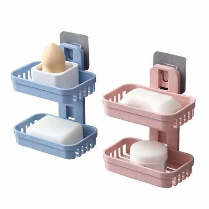 Porte savon 2 niveau