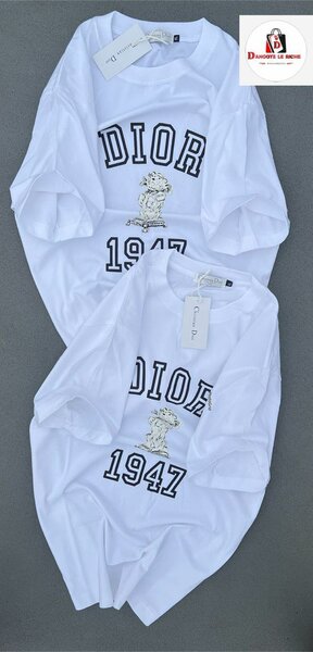 T-shirt blanc unisexe 1947