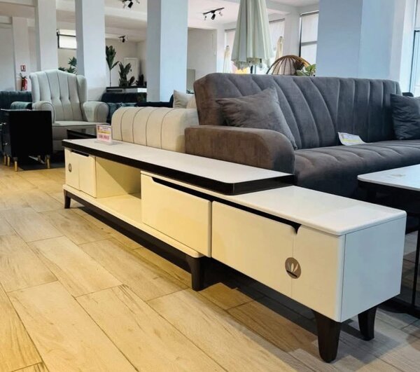 Meuble TV moderne bois métal