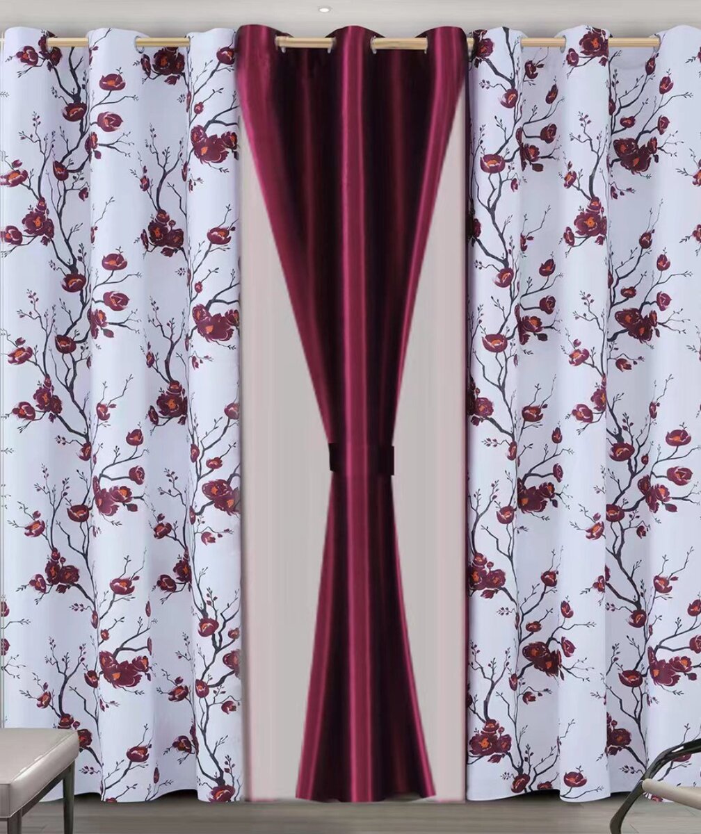 3 In 1 Window Curtains