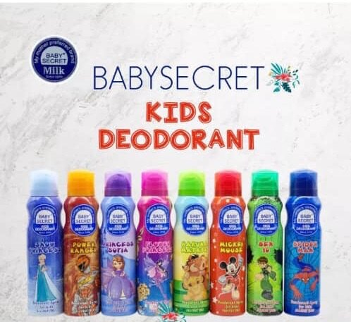 Kids perfumes and deodorant