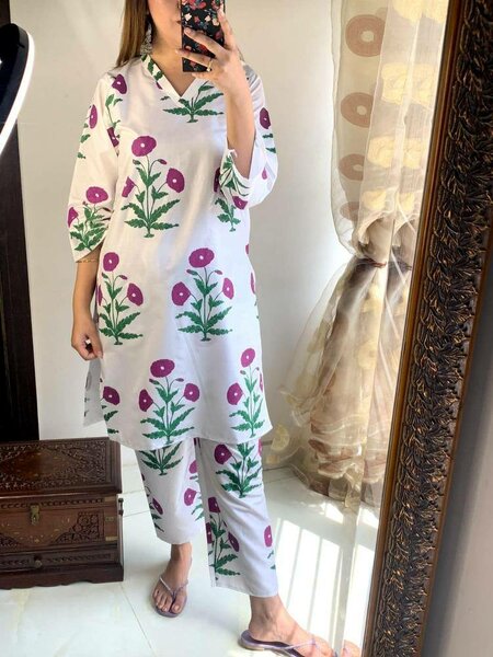 *Product Name*: 2 Pcs Women's Stitched Arabic Lawn Block Pri
