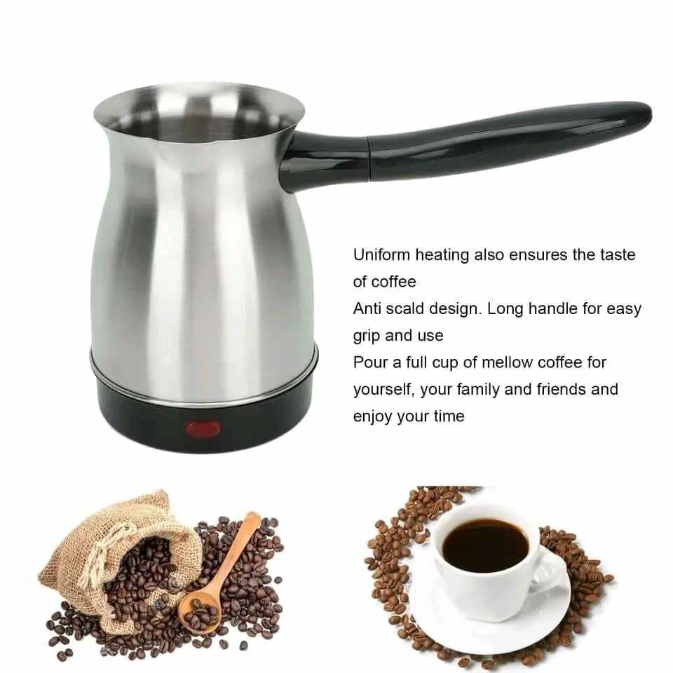 Cafetière électrique en acier