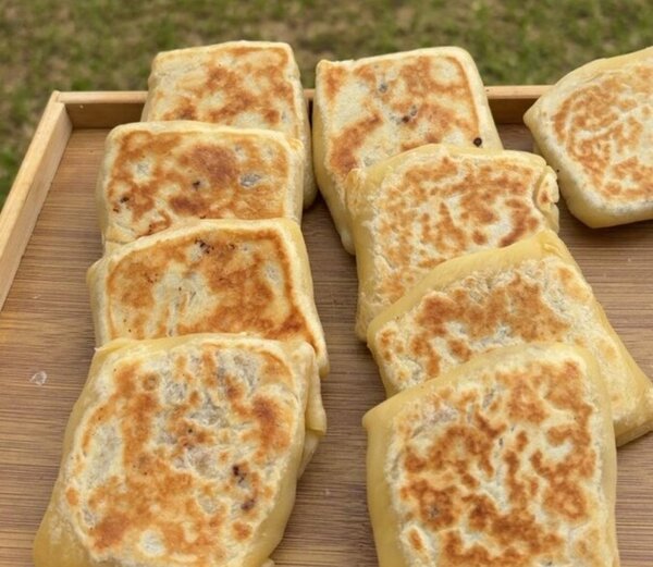 3 crêpes salé fouré au jambon