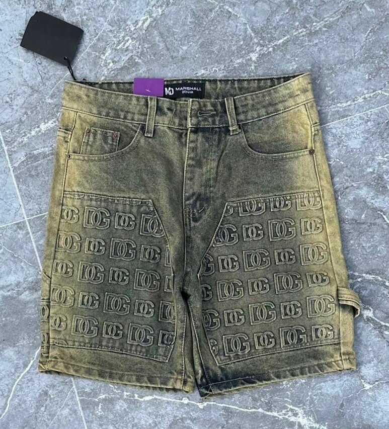 Shorts en jean imprimés