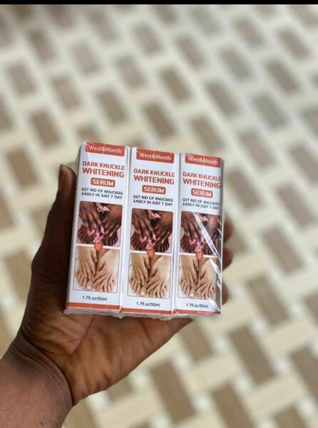 Dark knuckle whitening serum