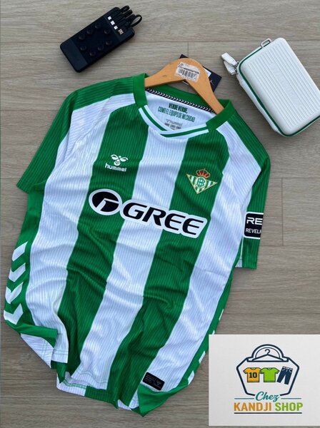 Maillot de Football Vert-Blanc
