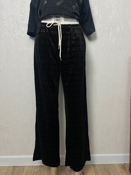 Велюровые штаны тонкие