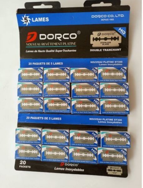 Lames de Rasoir Dorco Double Tranchant
