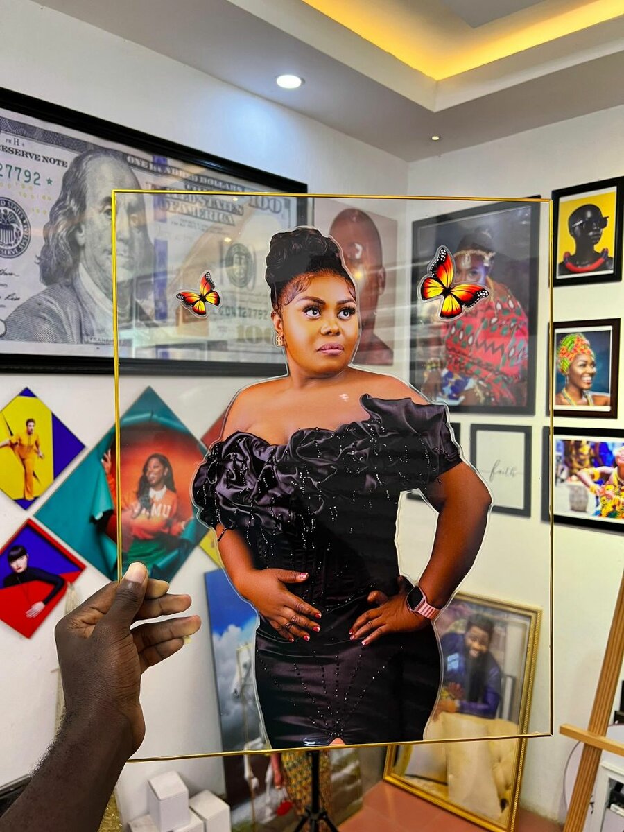 Cadre Photo Transparent Élégant