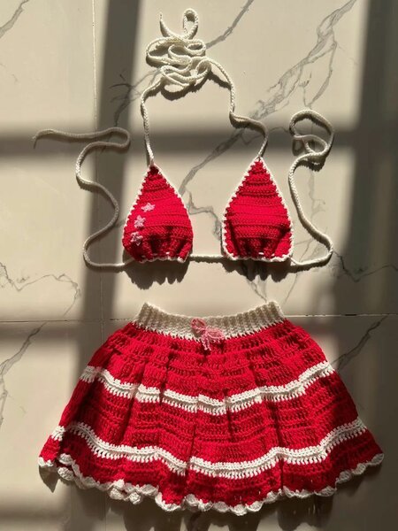 Ensemble Bikini Crochet Été