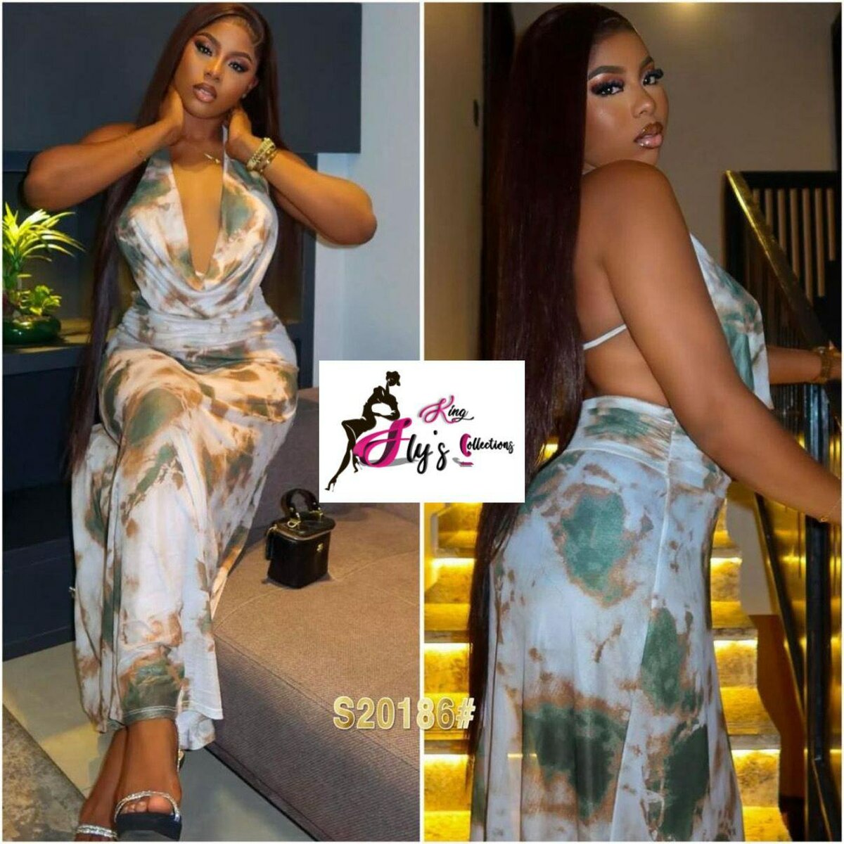 Robe satinée élégante