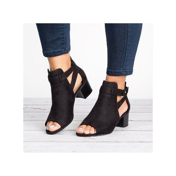 Fashion Ladies Platform High Thick Heel Big Size Sandals