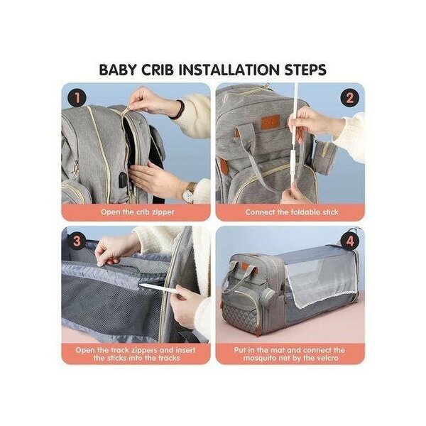 Sac à dos langer 3 en 1