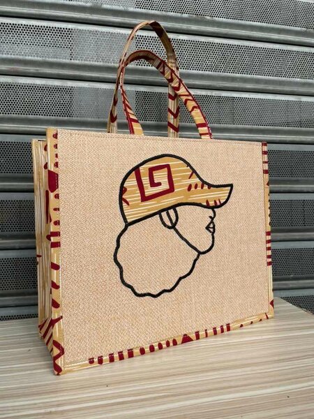 Sac cabas en toile de jute chic