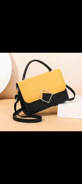 Sac à main bicolore élégant