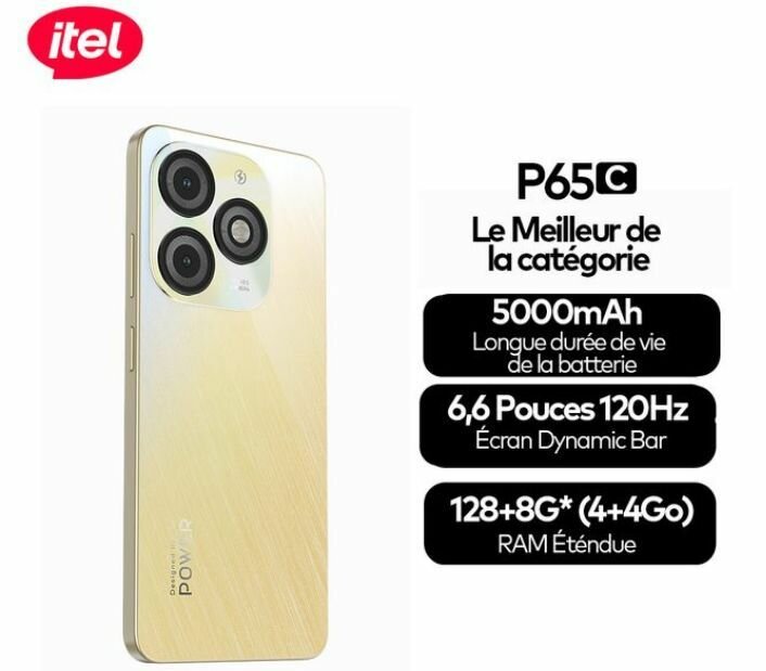 itel P65C Smartphone 128GB