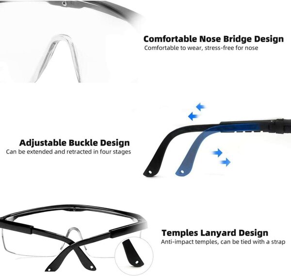 Lunettes De Protection Anti-Bu