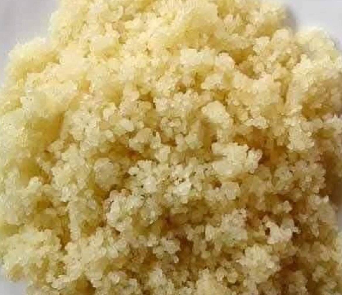 Semoule de manioc fermentée