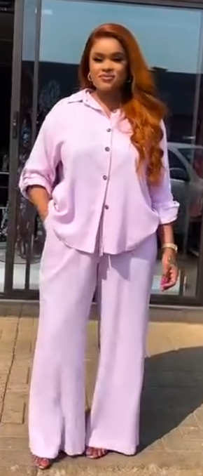 Women's shirt and pants Set light purple