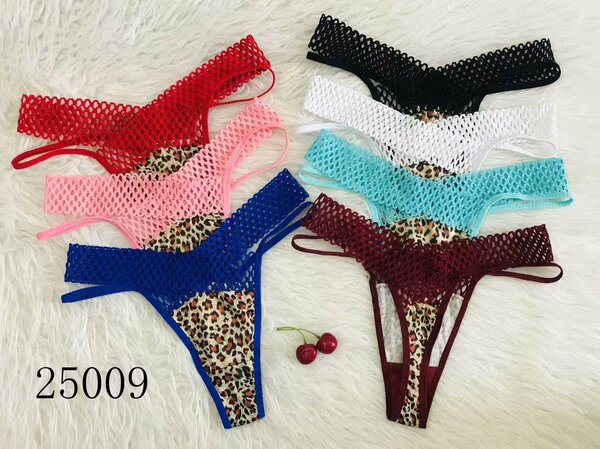 Strings sexy dentelle rouge