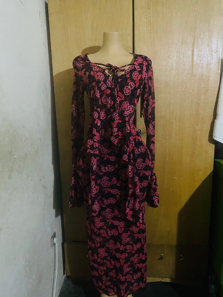 Robe longue florale élégante