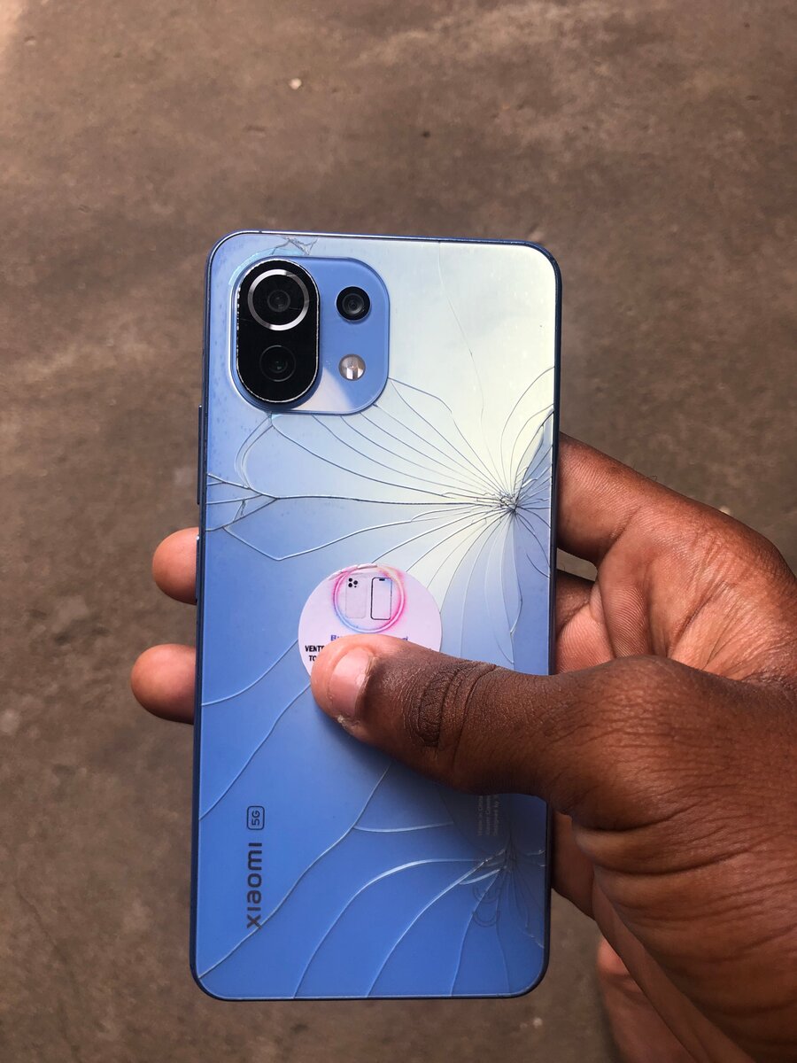 Smartphone écran en défaillanc