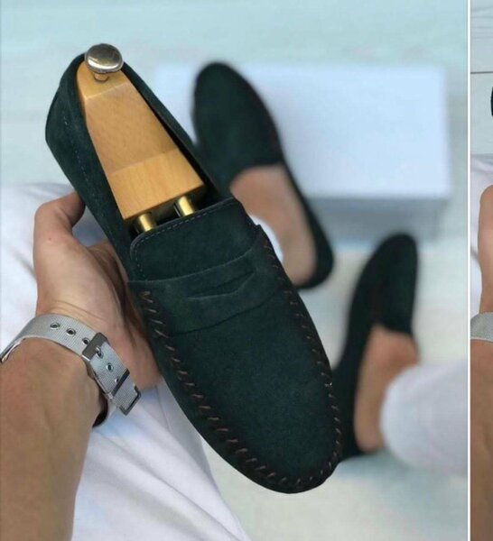 Mocassins en daim élégant pour hommes