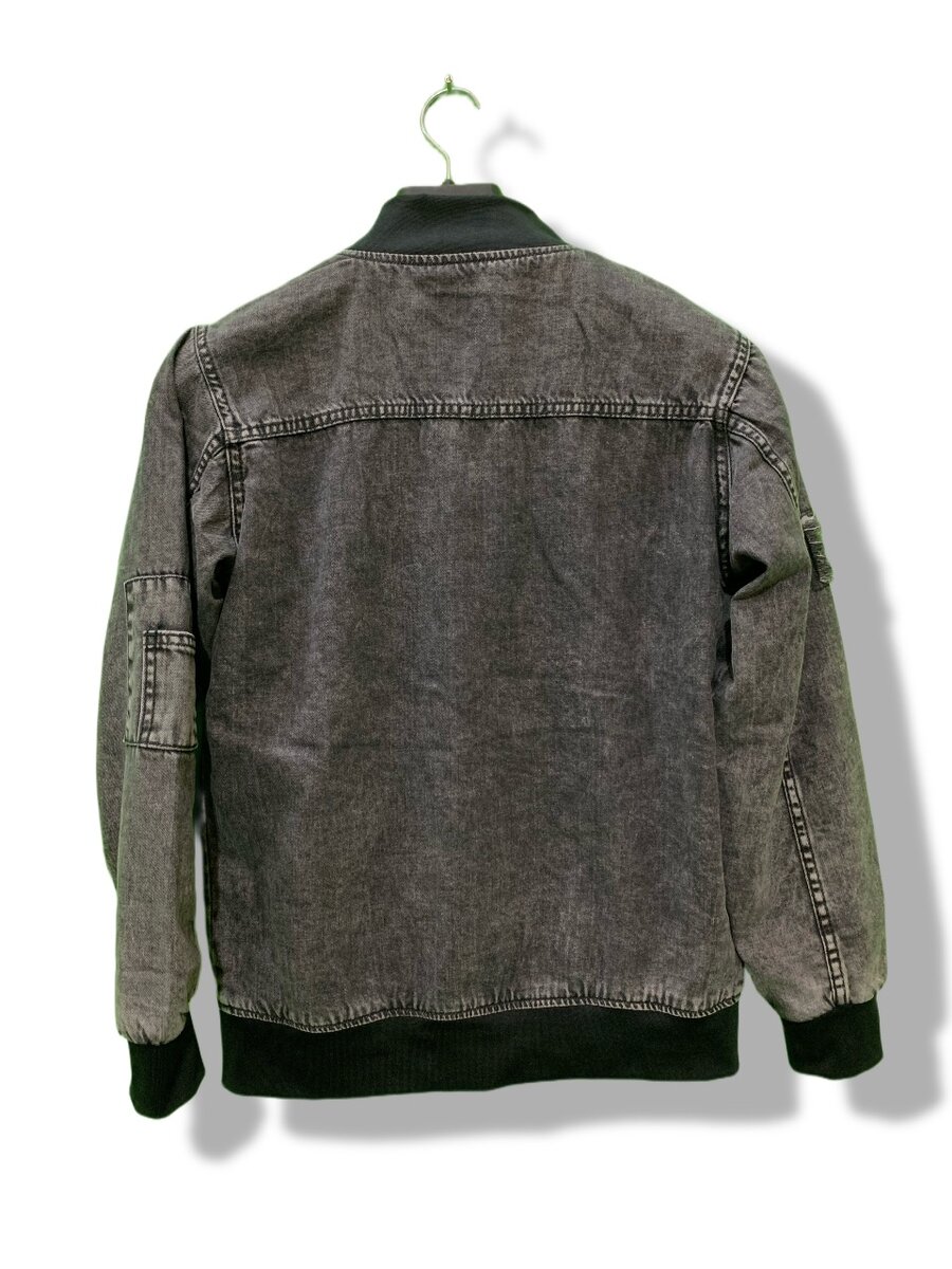 Acid Grey Denim Jacket