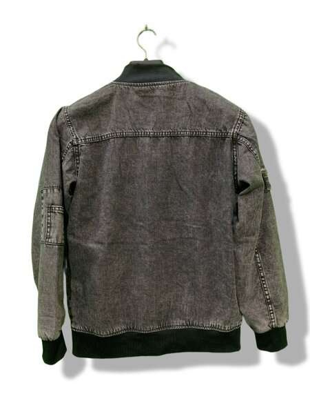 Acid Grey Denim Jacket