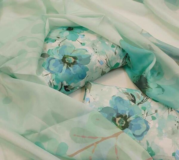 Printed lawn suit