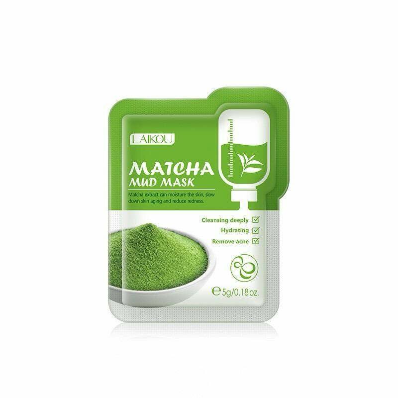Matcha mud mask