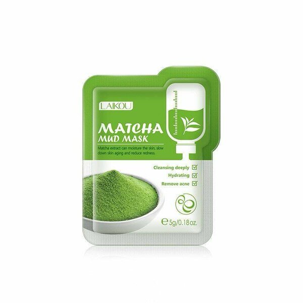 Matcha mud mask