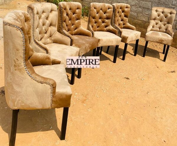 Soft light brown armchair