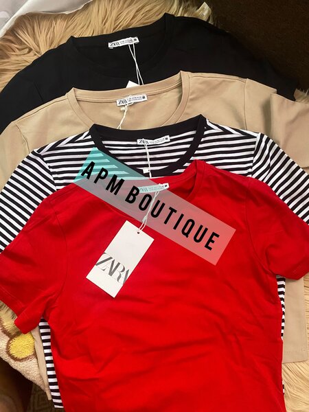 Top t-shirt en coton 