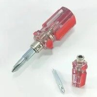 1 pcs Screwdriver Mini Screw Driver Short Small Split Repair Tools Kit