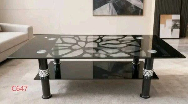 Table basse en verre moderne