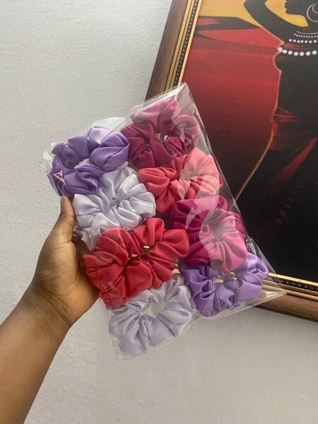 Lot de chouchous en satin