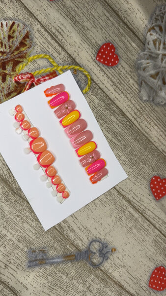 Ongles Press-Ons Art Haut