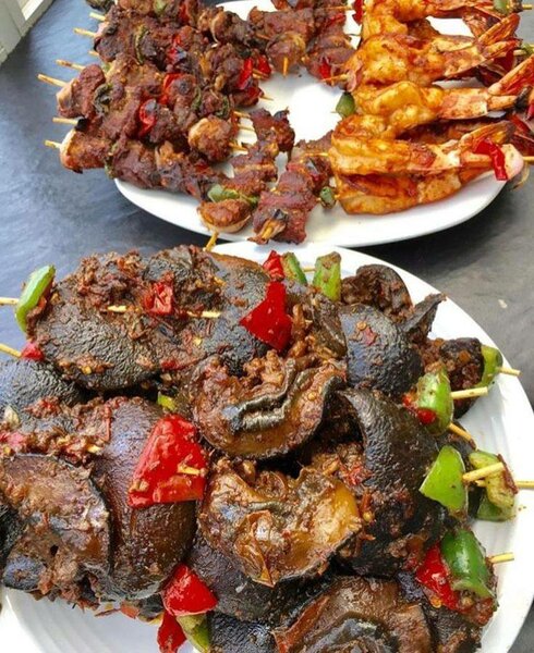 Brochettes d'escargot